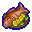 Fried golden carp